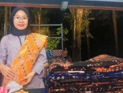 Penjual Batik Banyumas Mempromosikan Budaya Daerah di Pameran Jazz Gunung Slamet